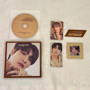 Ateez Official Golden Hour Digipack Mingi Album [Target Exclusive Golden Color Version]