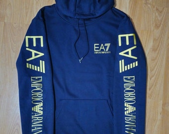 Ea7 Emporio Armani gold label hoodie