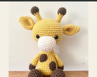 PATTERN: Gina the Giraffe Crochet Pattern - pdf crochet pattern/amigurumi pattern/easy crochet giraffe