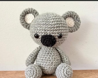 PATTERN: Kevin the Koala Crochet Pattern - pdf crochet pattern/amigurumi pattern/easy crochet koala