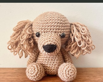 WZÓR: Wzór szydełkowy na Colby'ego Cocker Spaniela - wzór szydełkowy pdf/wzór amigurumi/łatwy szydełkowy pies