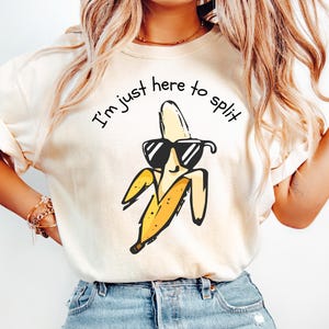 Banana Shirt, Fruit Shirt, Funny Banana, Vintage Aesthetic, Retro Graphic Tee, Bananas Tee Shirt, Funny Fruit T Shirt, Food TShirt, Humorous