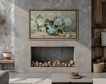Frame TV Art Vintage Flower Collection Bundle | Vintage Country Landscapes and Botanical Still Life Paintings