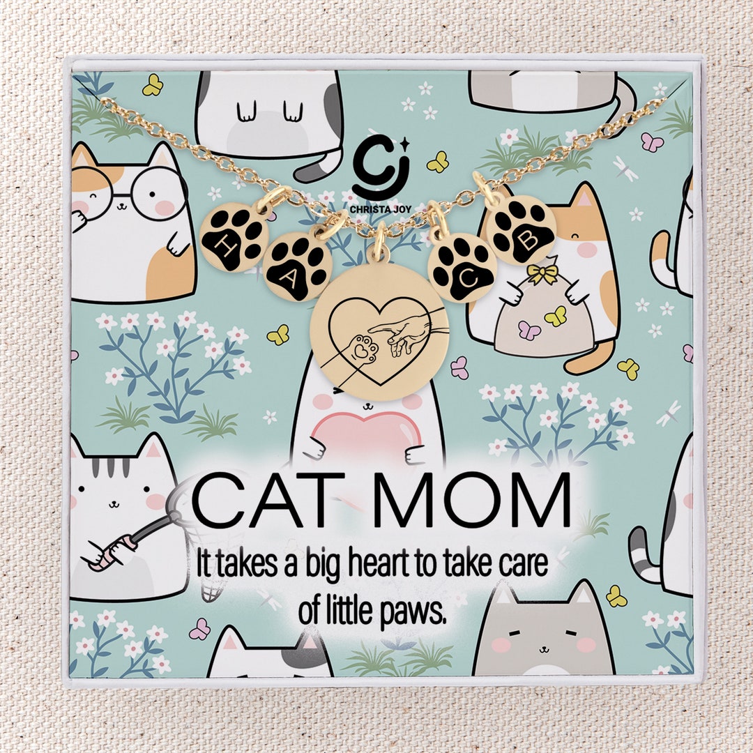 Cat Mom Earrings Stack - Pack Of 6