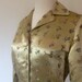 1950's Gold Silk Blouse by Ingrid Michele