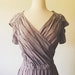 Absolutely Adorable Lavender Silk Surplice Dress