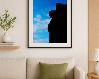 Guardians of Traffic at Sunset 12" x 14" Print