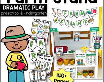 Farm Dramatic Play Printables: Preschool Farmer's Market Activity