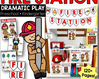 Rollenspielzentrum Feuerwehr – Aktivitäten rund um Feuerwehr und Brandschutz, Berufe in der Gemeinde – Vorschule, Kindergarten (zum Ausdrucken)