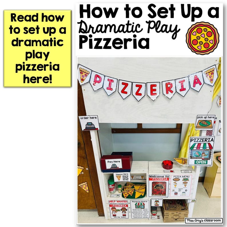 how to set up a pizzeri dramatic play center blog