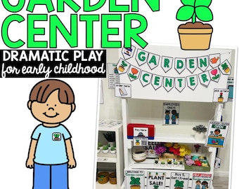 Spring Garden Center Dramatic Play - Flower Shop Pretend Play for Preschool & Kindergarten