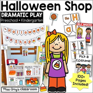Halloween Dramatic Play | Pretend Play Store Printables for Preschool, Pre-K & Kindergarten