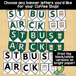 Starbucks Themed Dramatic Play Coffee Shop Printables - Pretend Play ...