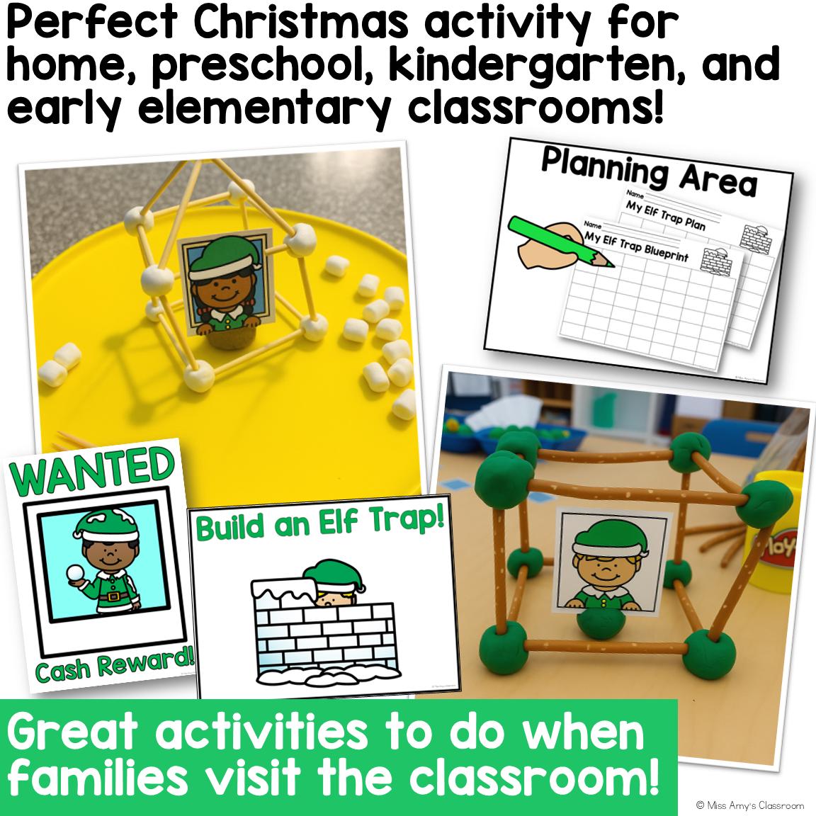 How to Catch an Elf STEM Activity - Preschool & Kindergarten Christmas ...