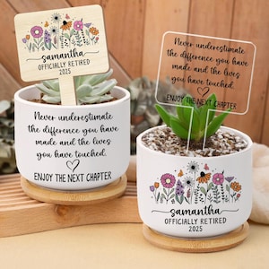 Retirement Gift for Teacher, Happy Retirement Gifts, Enjoy the Next Chapter, Retired Gift, Teacher Appreciation, Coworker Leaving Gift