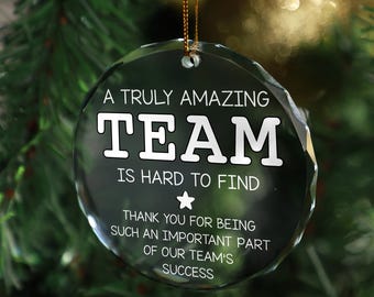 Ein wirklich erstaunliches Team ist schwer zu finden, Dankeschön-Geschenk, Mitarbeitergeschenk, Teamgeschenk, Personalgeschenk, Mitarbeitergeschenk, Keramikverzierung, Abschiedsgeschenk