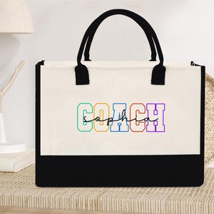 Coach Gift, Cheerleading Coach Gifts, Cheer Coach Tote Bag, Thank You Gift For Coach, Custom Coach Gift, Team Gift, Coach Appreciation