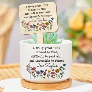 A Truly Great Team Is Hard To Find, Coworker Appreciation Plant Pot, Team Gift, Team Thank You, Employee Appreciation, Teamwork Leaving Gift