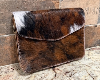 Cowhide and Leather Crossbody, Crossbody, Cowhide Crossbody, Western Crossbody, Rodeo, Cowhide, Small Crossbody, Cowhide, Western Purse,