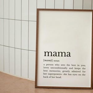 MAMA Definition Art | Filipino Art | Tagalog Expression | Filipino Phrase | Philippines Art | Mother Filipino Translation | Digital Download