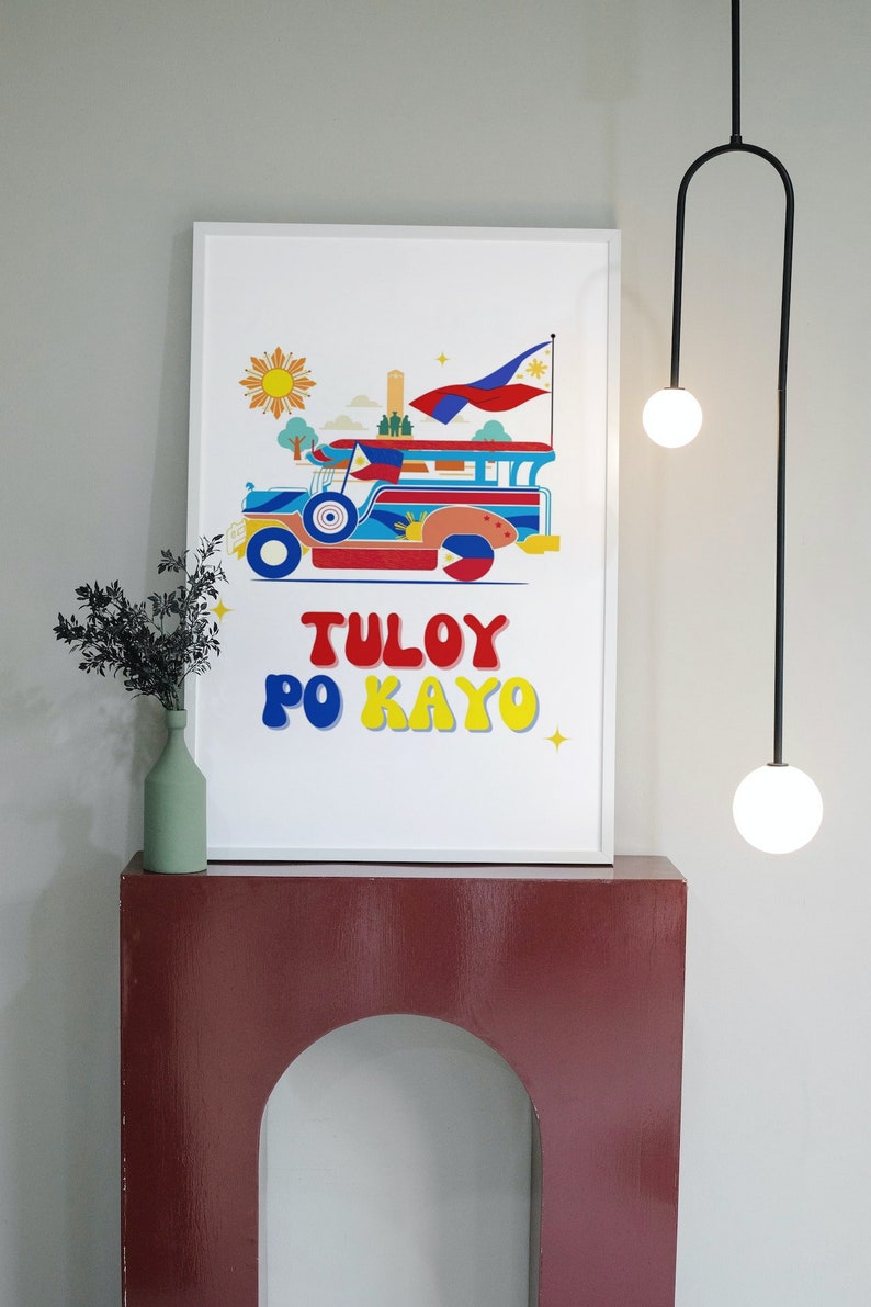 Filipino Art Gift Tuloy Po Kayo Printable Home Decor, Philippines
