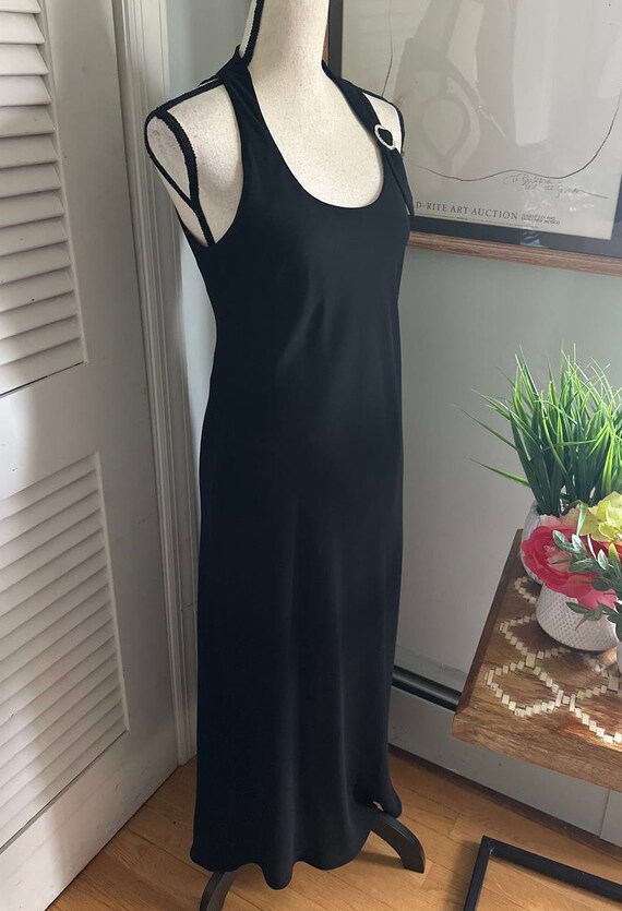 Vintage JONES NEW YORK Womens Black Sleeveless Dr… - image 3