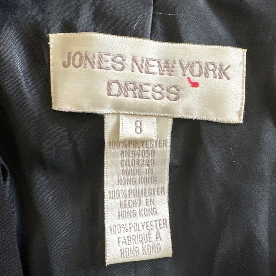 Vintage JONES NEW YORK Womens Black Sleeveless Dr… - image 5