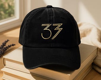 Embroidered Clair Obscur Expedition 33 Hat, Game Hat, Expedition 33 Cap, Unique Father&#39;s Day Gift, 4th of July Gift, Adventure Hat