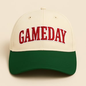 Gameday Puff Vintage Trucker Hat, Custom Embroidered Puff Print, Team Hat, Football Mom Hat, Game Day Fan Cap, Sports Hat