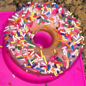 Sprinkled donut wax melt