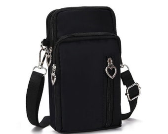 Bolso cruzado para mujer, bolso de hombro para teléfono móvil, bolso, cartera