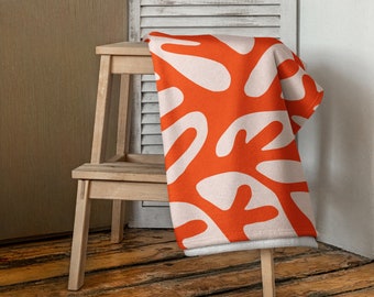 Orange Design Towel