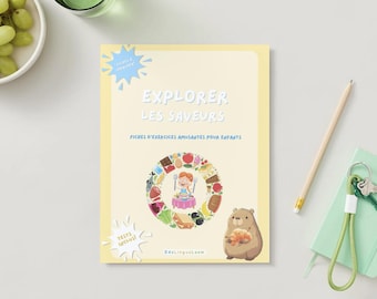 Explorer les saveurs - Fiches d’exercices amusantes pour enfants