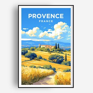 Provence Travel Print, Provence, Provence Print, France Print , France Wall Art, Provence Poster, Travel Print, Provence Wall Art