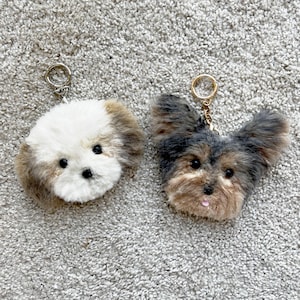 Benutzerdefinierte Hund Schlüsselanhänger, Gedenkgeschenk, Haustier Porträt Taschenanhänger, personalisierte Haustier Geschenk, Hundemama Geschenk, Katze Schlüsselanhänger