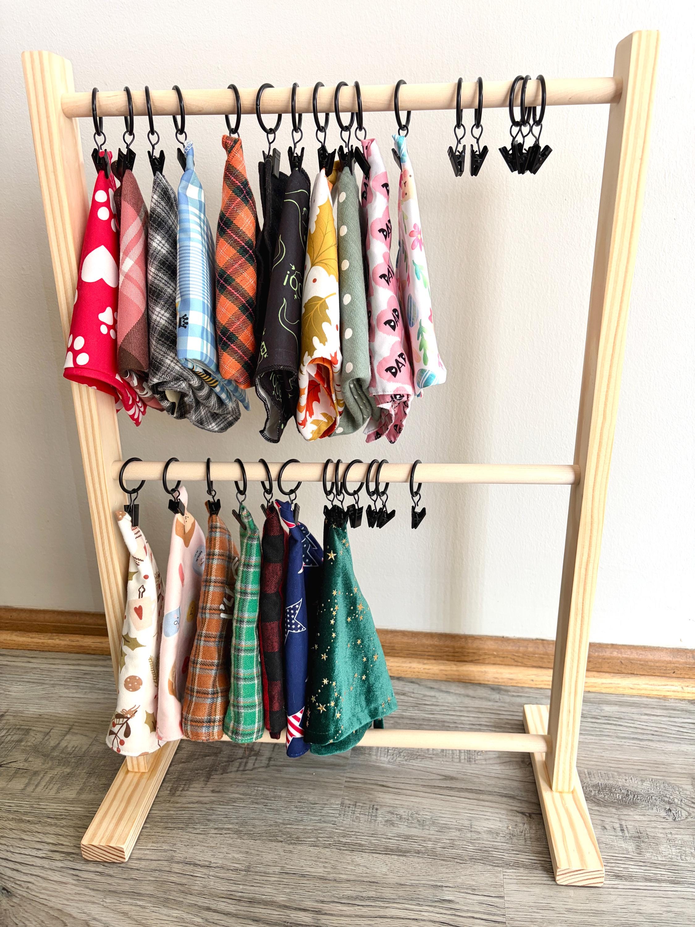 Dog Bandana Rack/holder, Pet Accessory Organizer Store Display