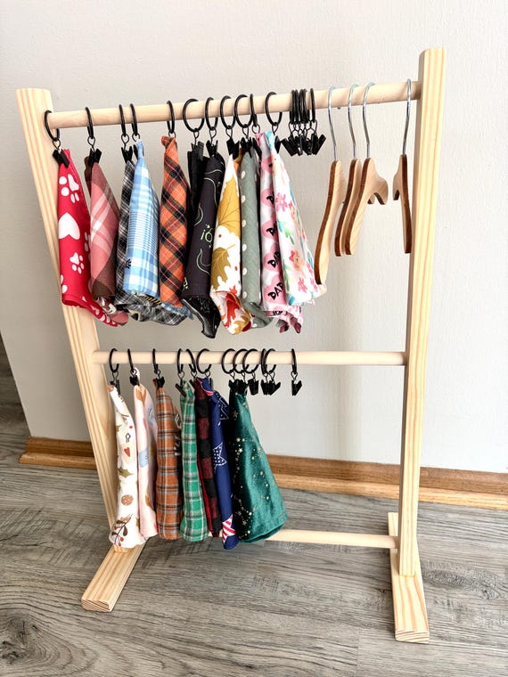 Dog Bandana Rack/holder, Pet Accessory Organizer Store Display