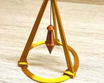 Ghost Micro Tripod Stand with Pendulum (3D Printed PLA Plastic)