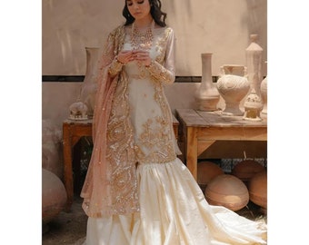 Pakistani Indian Wedding Dresses Embroidered Collection Latest Eid Style Party Wear Clothes Shalwar Kameez Suits USA UK