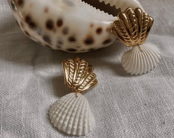 Boucles d’oreille coquillage