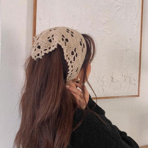 Bandana en crochet fait main image 3