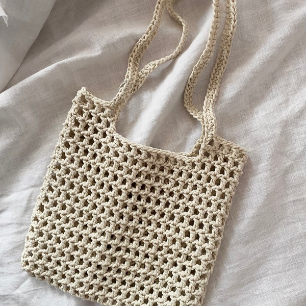 Sac en crochet fait main