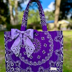 Bandana Bag Pattern - Sandy Tote Bandana Bag, sewing pattern