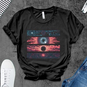 Cosmic Horror T-Shirt, Sweatshirt,Tank Top, Psychedelic Space Art, Surreal Design, Galaxy Print, Trippy Graphic Tee, Unique Gift