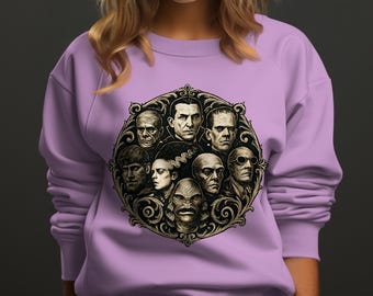 Classic Movie Monsters T-Shirt: Universal Horror Film Art