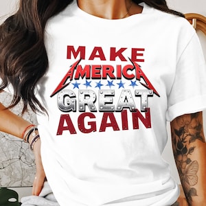 Make America Great Again T-Shirt, Patriotic Graphic Tee, USA Pride Shirt, Election Day Clothing, Classic Fit Top, Casual Wear Gift