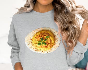 Deviled Egg T-Shirt, Sweatshirt, Tank Top, Foodie Apparel, Funny Egg Lover Gift, Party Food Shirt, Culinary Design, Food Art Tee