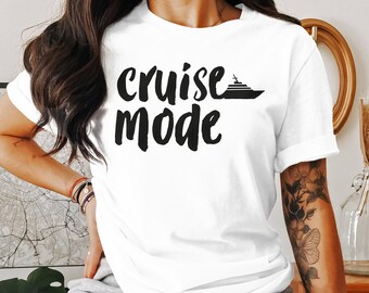 Camiseta de modo crucero: Camiseta de vacaciones náuticas