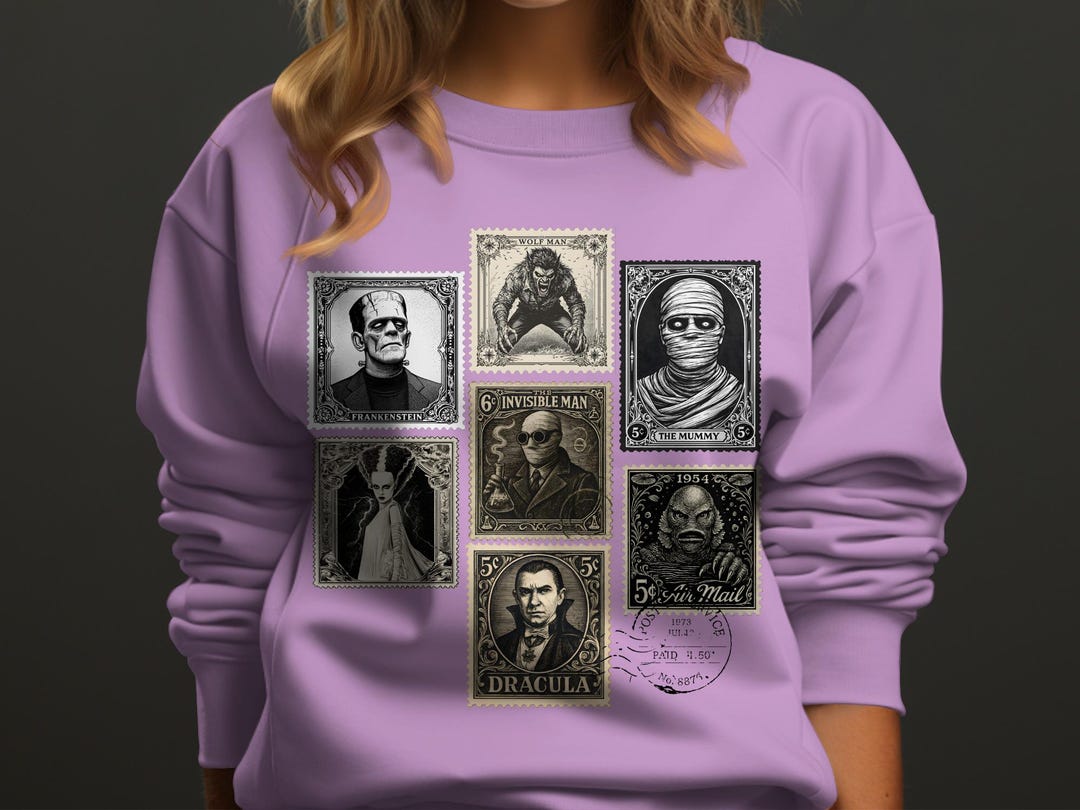 フランケンシュタイン　切手Tシャツ フランケンシュタイン切手tシャツ｜Atelier-purski.com