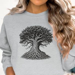 Tree of Life T-Shirt, Nature Inspired Graphic Tee, Unique Artistic Tree Design, Unisex T-Shirt, Casual Wear, Gifts for Nature Lovers